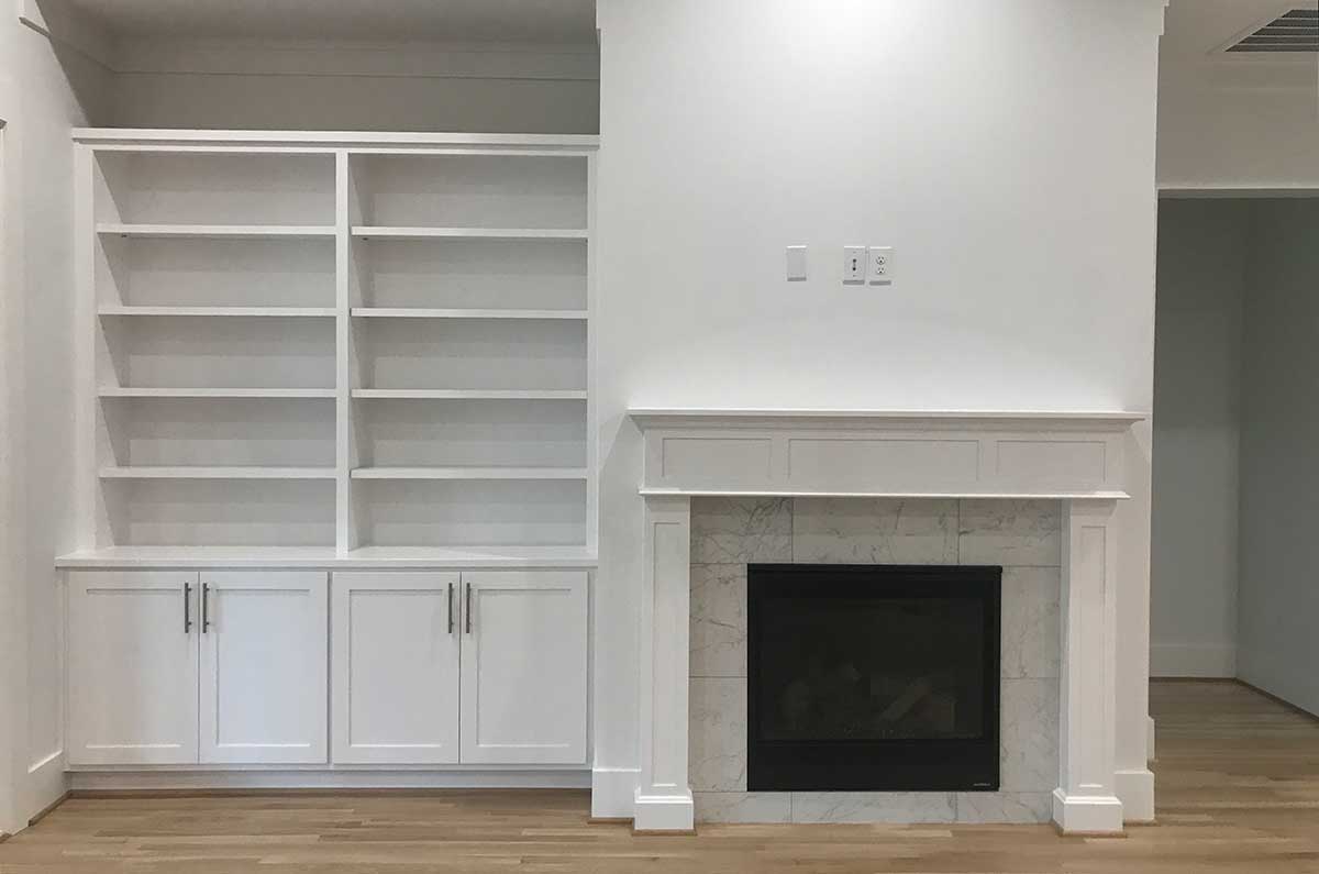 1230 Althea Houston fireplace